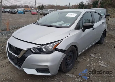 2020 Nissan Versa S Xtronic Cvt z USA, uszkodzony, nr VIN 3N1CN8DV1LL901908